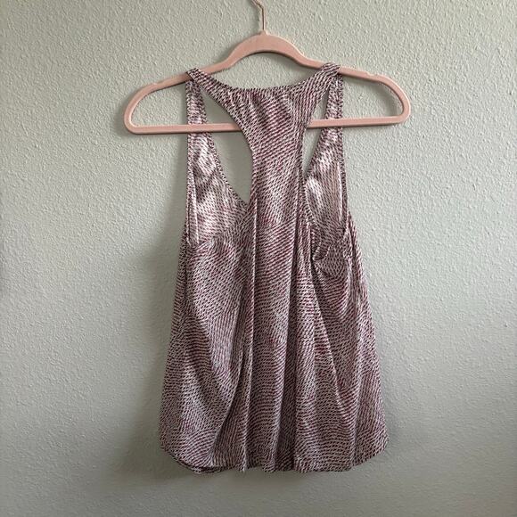 Joie 100% Silk Racerback Pocket Front Tank Blouse Women's Size Small - Picture 6 of 8
